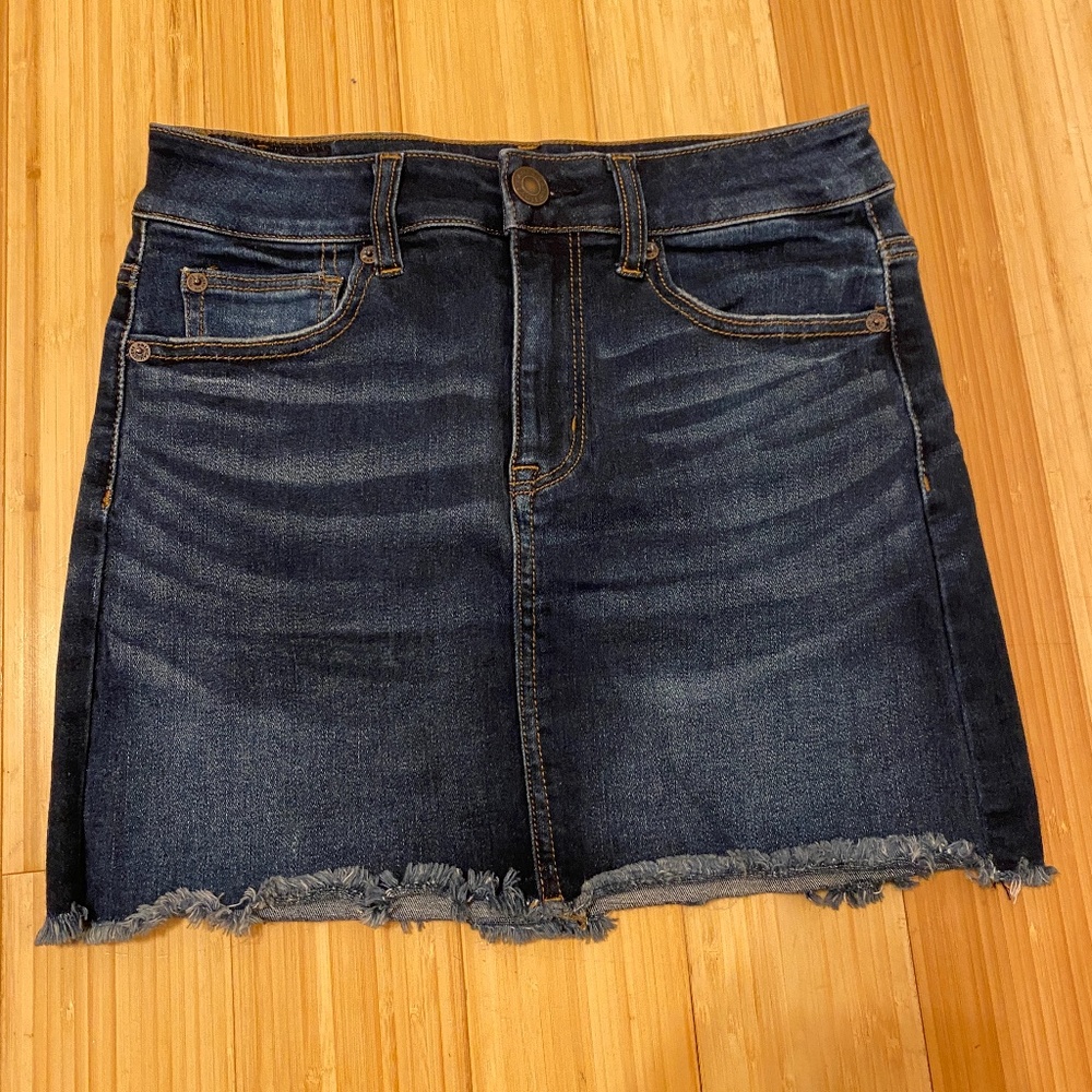 American Eagle, Size 4 Regular Skirt, Dark Wash